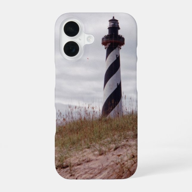 Funda Para iPhone 16 Faro de Cabo Hatteras (Reverso )