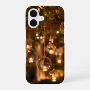 Funda Para iPhone 16 Faroles de vidrio mágicos colgantes con vela