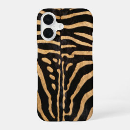 Funda Para iPhone 16 Faux Zebra Skin