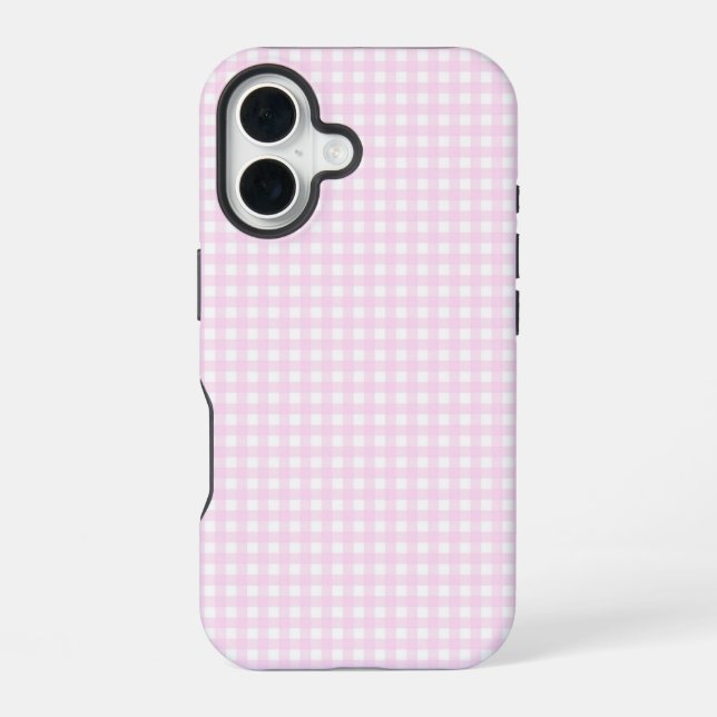Funda Para iPhone 16 Faye y Lauren Gingham (Reverso )