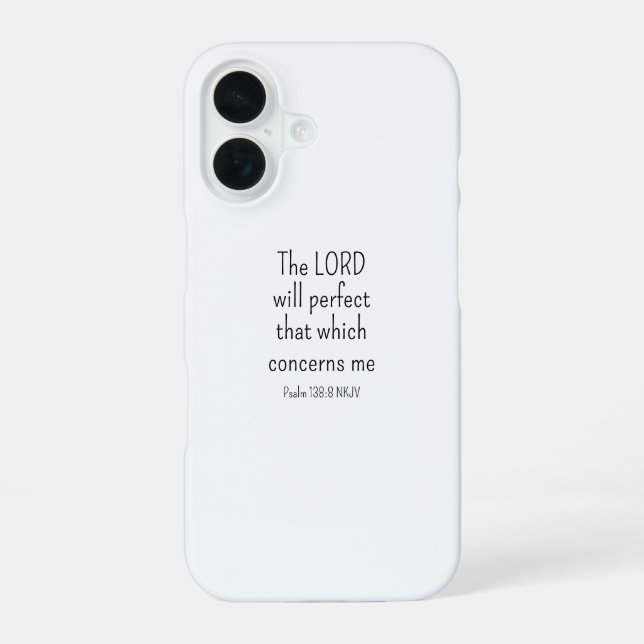 Funda Para iPhone 16 Fe sencilla en Dios Blanco y Negro (Reverso )