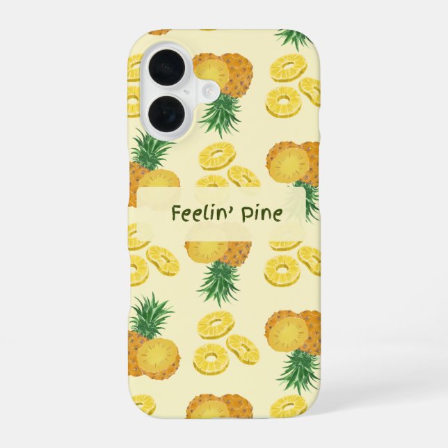 Funda Para iPhone 16 Feelin Pine tropical  (Reverso )