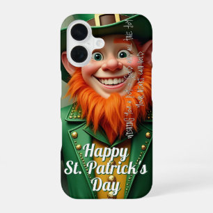 Funda Para iPhone 16 Feliz día de San Patricio duende