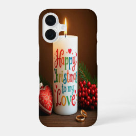 Funda Para iPhone 16 Feliz Navidad a mi amor