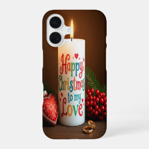 Funda Para iPhone 16 Feliz Navidad a mi amor