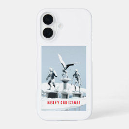 Funda Para iPhone 16 Feliz Navidad. Esculturas de hielo monstruosas