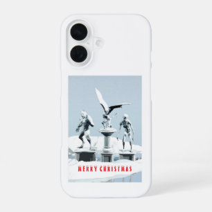 Funda Para iPhone 16 Feliz Navidad. Esculturas de hielo monstruosas