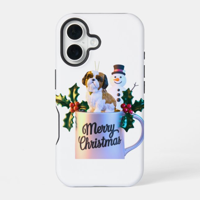 Funda Para iPhone 16 FelizNavidad (Reverso )