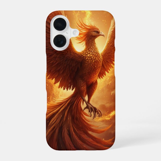 Funda Para iPhone 16 Fénix Ascendente (Reverso )