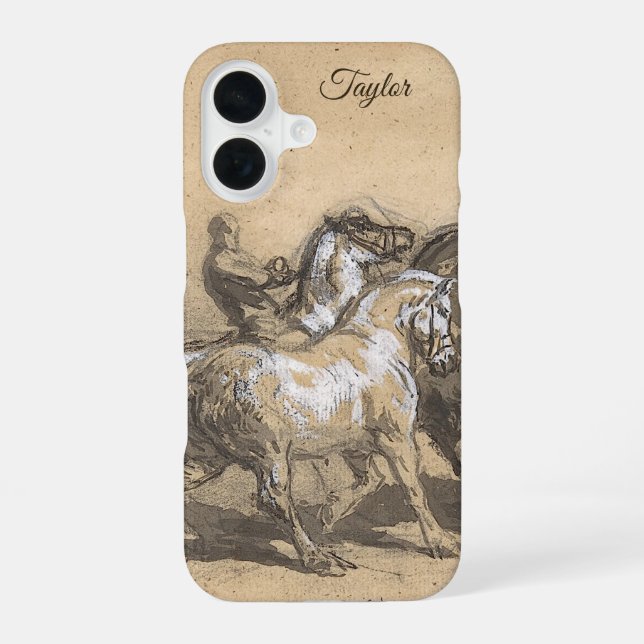 Funda Para iPhone 16 Feria del Caballo Personalizada – Rosa Bonheur (Reverso )