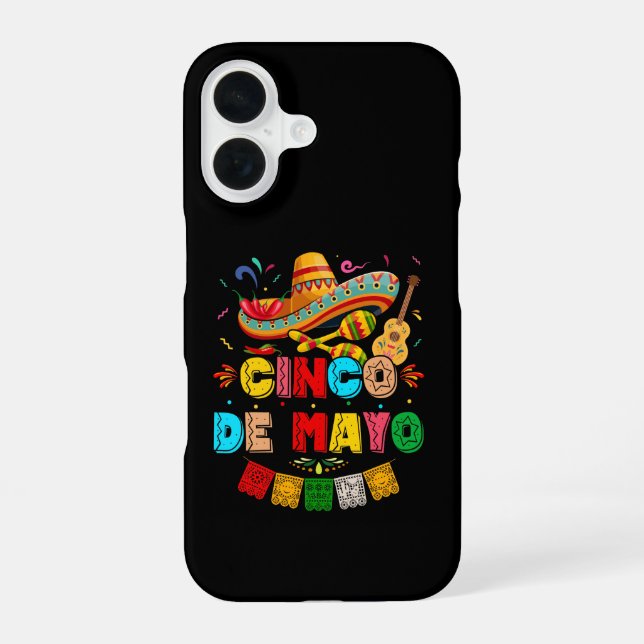 Funda Para iPhone 16 Fiesta Cinco de Mayo (Reverso )
