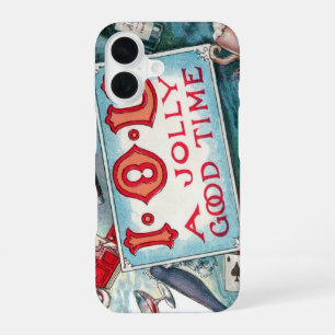 Funda Para iPhone 16 Fiesta de Vicios Antiguos, Juegos de Azar, Bebida,