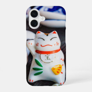 Funda Para iPhone 16 Figurillas de gato que llama