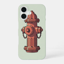 Funda Para iPhone 16 Fire Hydrant Minimal