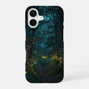 Funda Para iPhone 16 Fireflies Dark Forest Phone Case