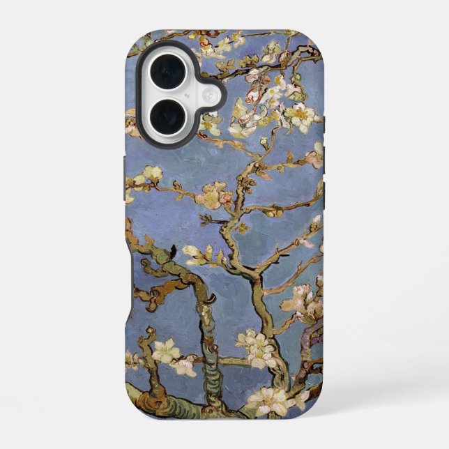 Funda Para iPhone 16 Flor de Almendro de Van Gogh (Reverso )