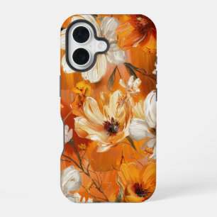 FUNDA PARA iPhone 16 FLOR DE AMAPOLA ANEMONE DE OTÑO AMARILLO BLANCO NA