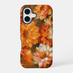 FUNDA PARA iPhone 16 FLOR DE AMAPOLA ANEMONE DE OTÑO AMARILLO NARANJA B