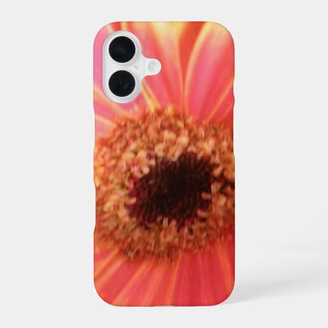 Funda Para iPhone 16 Flor de Gerbera (Reverso )