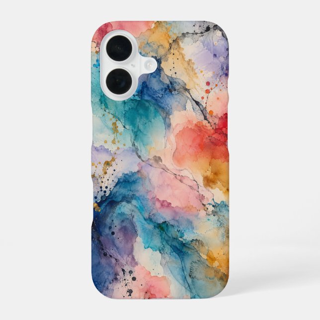 Funda Para iPhone 16 Flor de marea (Reverso )