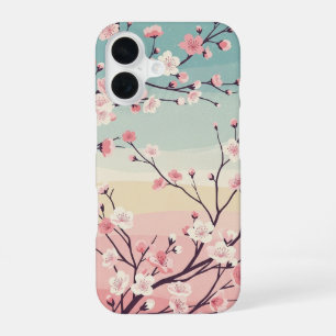 Funda Para iPhone 16 Flor de Sakura Vintage