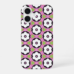Funda Para iPhone 16 Flor Floral Blanca Flor de Cerezo Sakura Japonesa