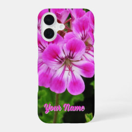 Funda Para iPhone 16 Flor rosa-