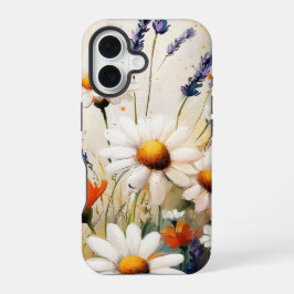 Funda Para iPhone 16 Flor silvestre Whimsy - Estuche de teléfono floral