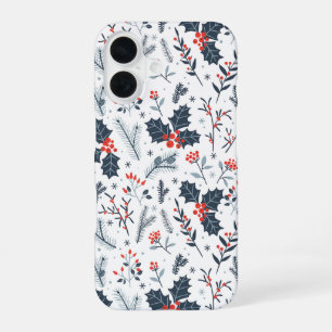 Funda Para iPhone 16 Flora de invierno