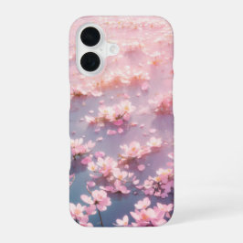 Funda Para iPhone 16 Floraciones etéreas rosas flotando en el agua