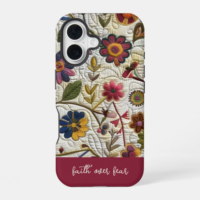 Funda Para iPhone 16 Floral (Reverso )