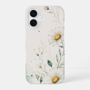 Funda Para iPhone 16 Floral de margarita
