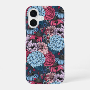 Funda Para iPhone 16 Florales de jardín