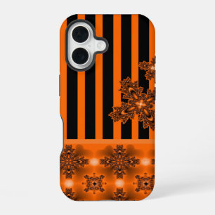 Funda Para iPhone 16 Flores de Artdeco en estilo retro