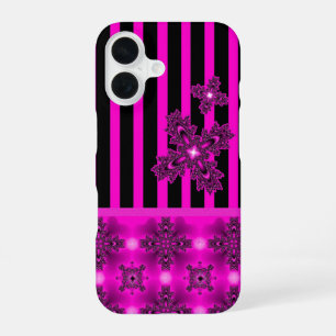 Funda Para iPhone 16 Flores de Artdeco en estilo retro