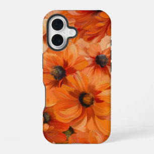 FUNDA PARA iPhone 16 FLORES DE POBRE DE ANEMONA DE CAÍDA BLANCA AMARILL