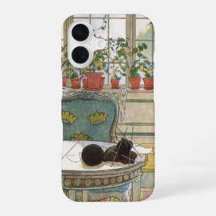 Funda Para iPhone 16 Flores en el alféizar de Carl Larsson