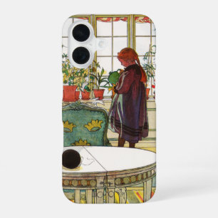 Funda Para iPhone 16 Flores en el Windowsill por Carl Larsson