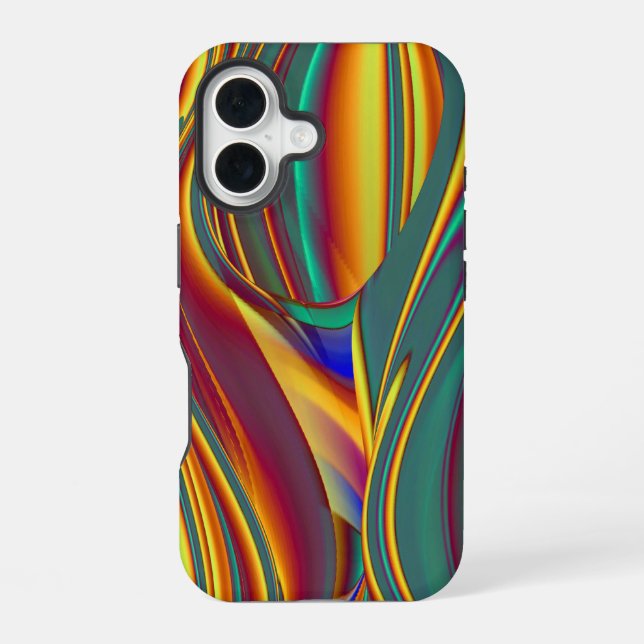 Funda Para iPhone 16 Flores Mágicas de Primavera Verano Otoño (Reverso )