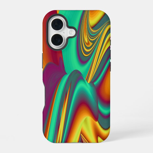 Funda Para iPhone 16 Flores Mágicas de Primavera Verano Otoño (Reverso )