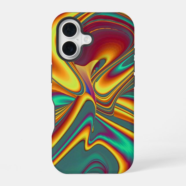 Funda Para iPhone 16 Flores Mágicas de Primavera Verano Otoño (Reverso )