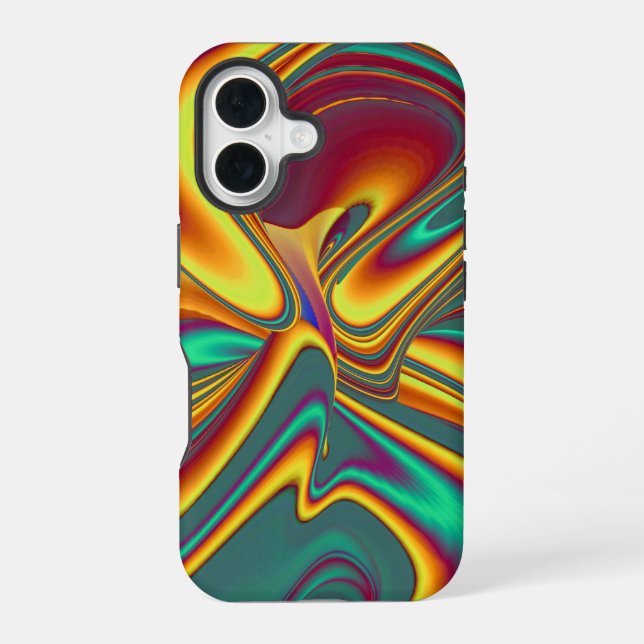 Funda Para iPhone 16 Flores Mágicas de Primavera Verano Otoño (Reverso )