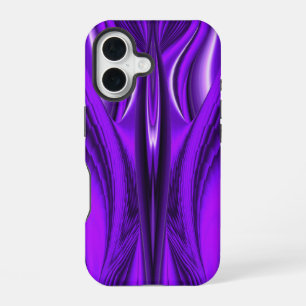Funda Para iPhone 16 Flores Moradas Sueños de Arcoíris Alas de Ángel