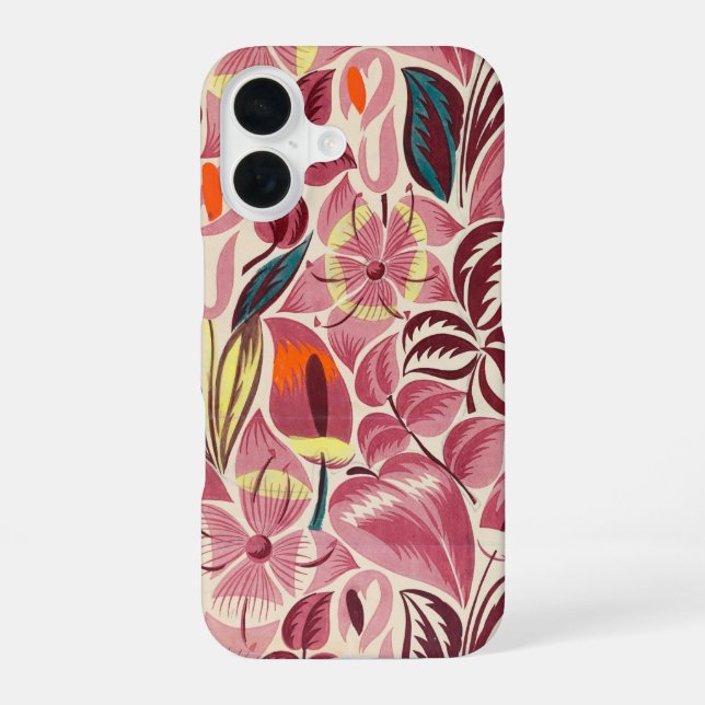 Funda Para iPhone 16 Flores tropicales | (Reverso )