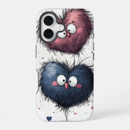 Funda Para iPhone 16 Fluffy Love Duo - Estuche para teléfono anime