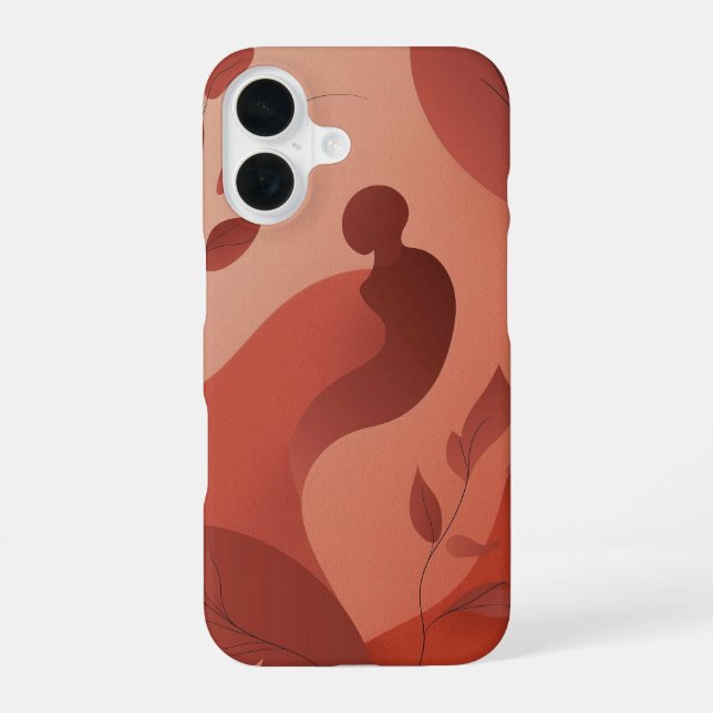 Funda Para iPhone 16 Flujo de brasas (Reverso )