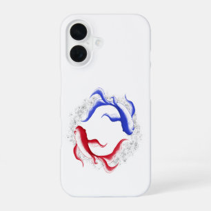 Funda Para iPhone 16 Flujo Marcial Abstracto Yin Yang Arte Marcial
