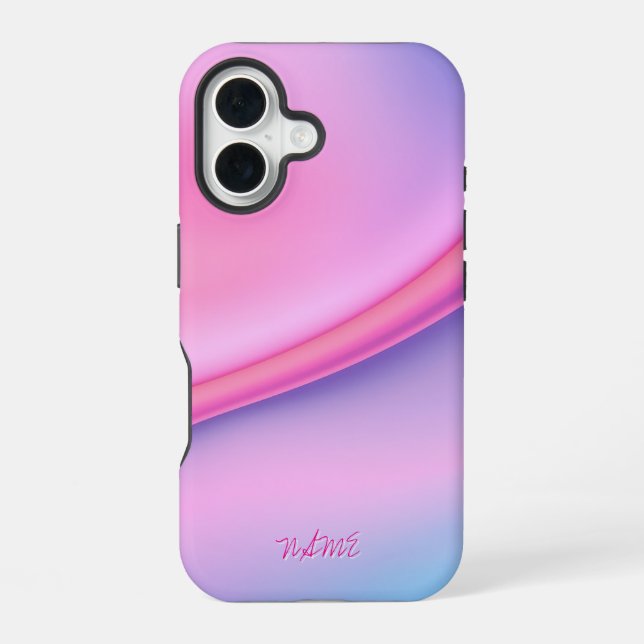 Funda Para iPhone 16 Fondo de gradiente de pasto suave (Reverso )