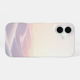 Funda Para iPhone 16 Fondo de luz tranquila con dunas de arena