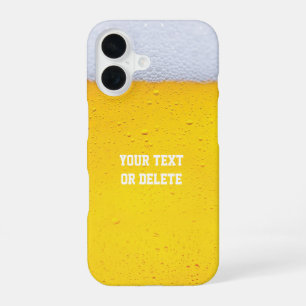 Funda Para iPhone 16 Fondo de textura de cerveza